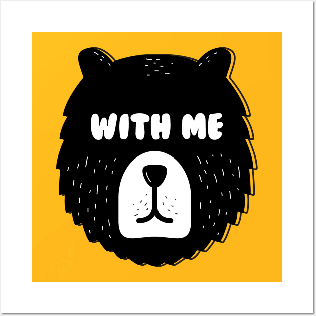 Bear With me Wall Art by BullBee